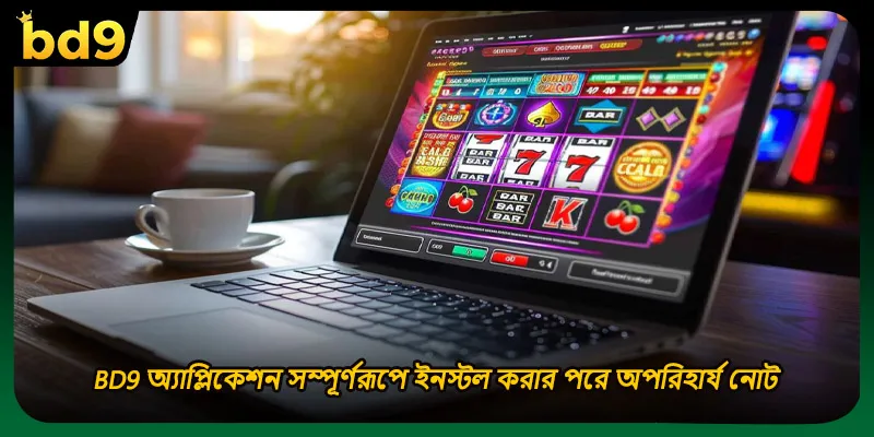 BD9 অ্যাপ্লিকেশন সম্পূর্ণরূপে ইনস্টল করার পরে অপরিহার্য নোট